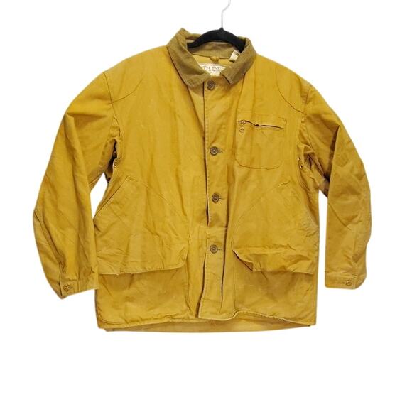 Ole Hickory Hunting Jacket Canvas Vintage Water Repellant Storage Pockets Coat - Picture 1 of 9